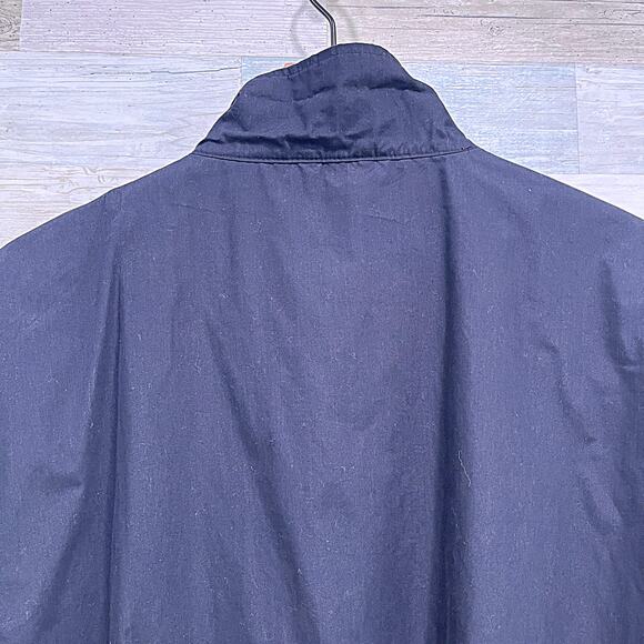 CHAPS RALPH LAUREN Vintage 90s Windbreaker Bomber Jacket Black Lined Mens XXL - Picture 7 of 8